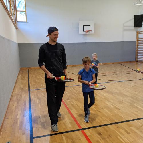 Tennistraining mit Matthias 